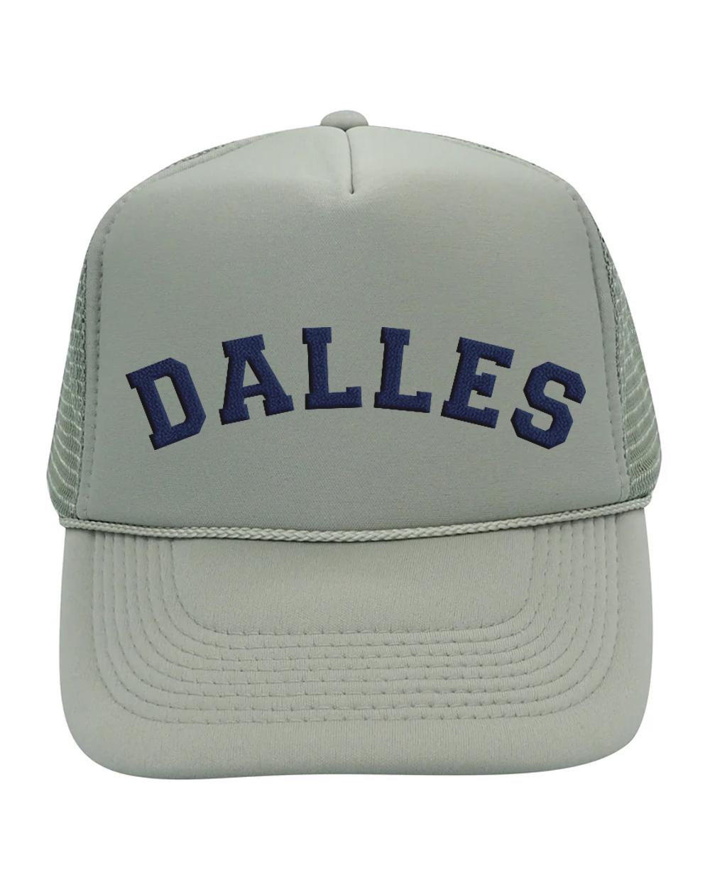 Gray and Navy Mesh Trucker Hat