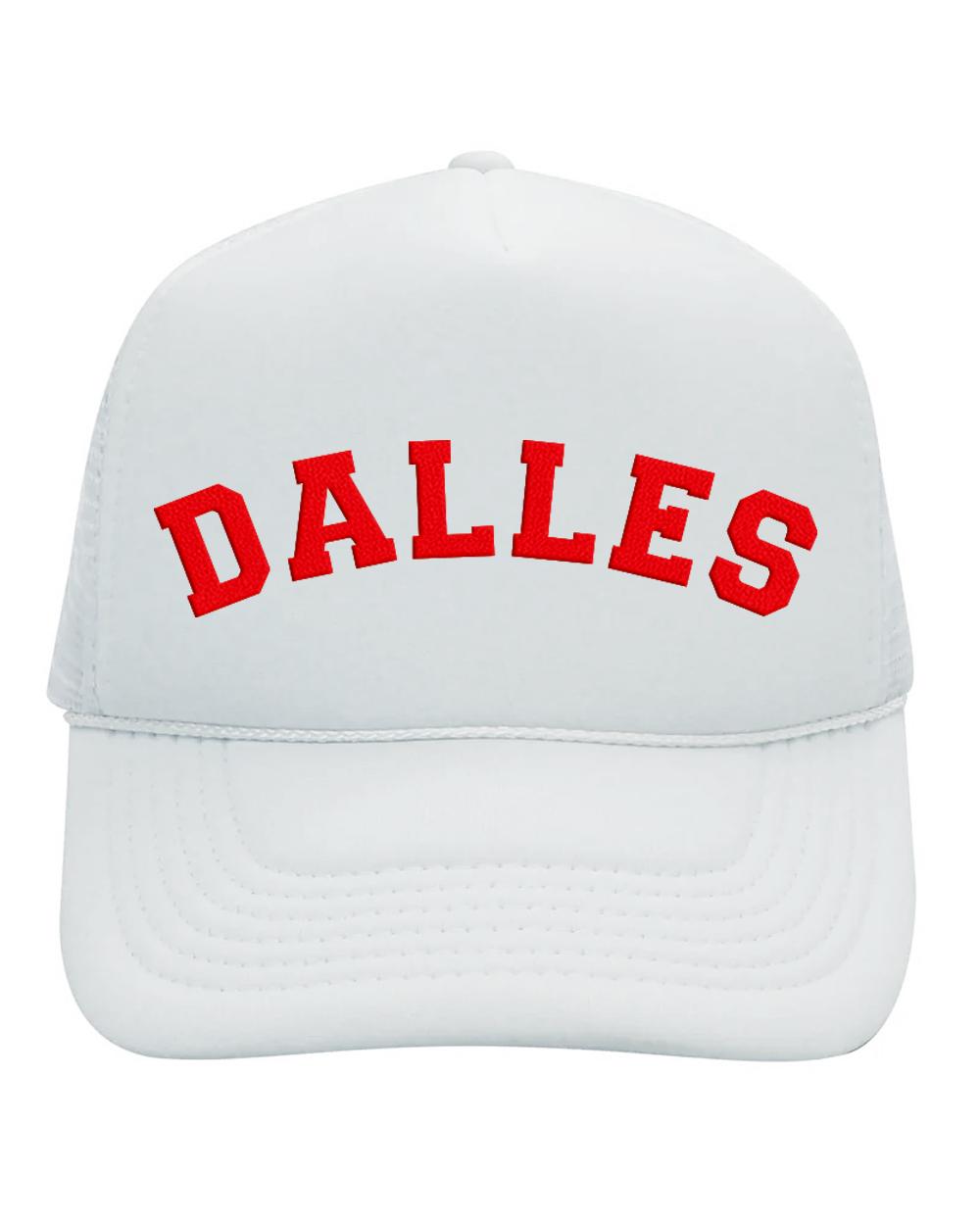 White and Red Trucker Hat