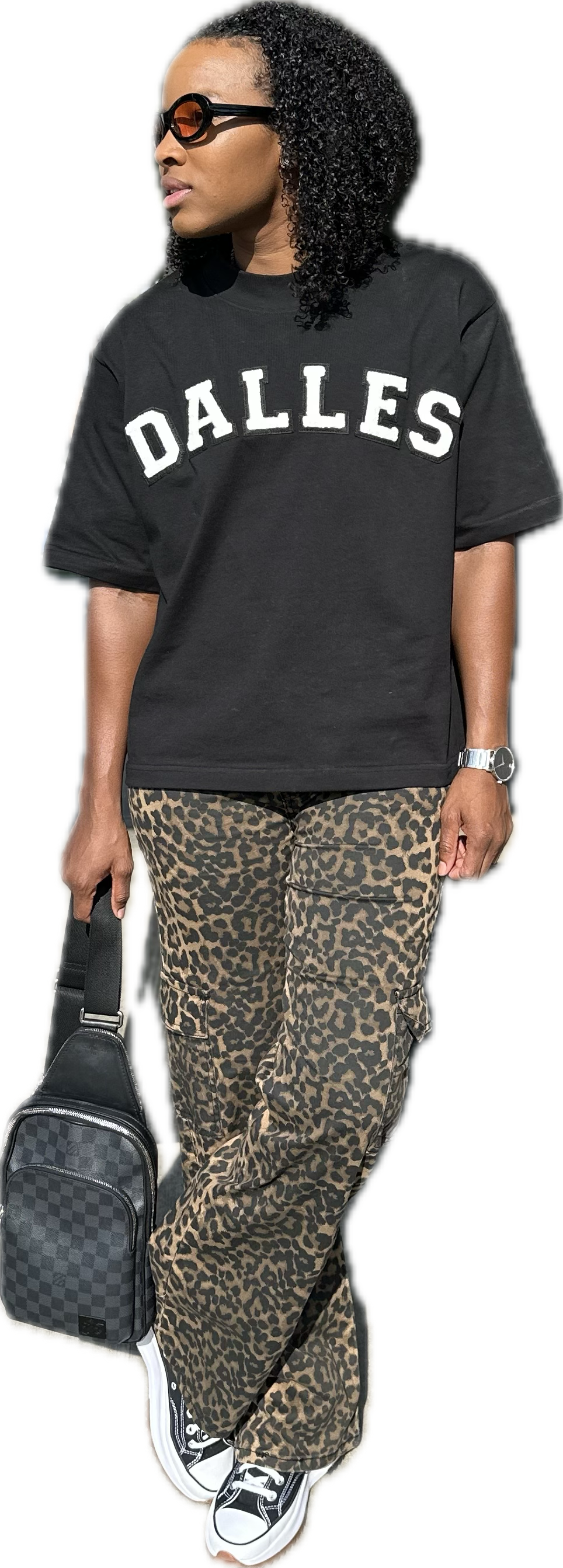 DALLES Signature Stitch Shirt - BLACK