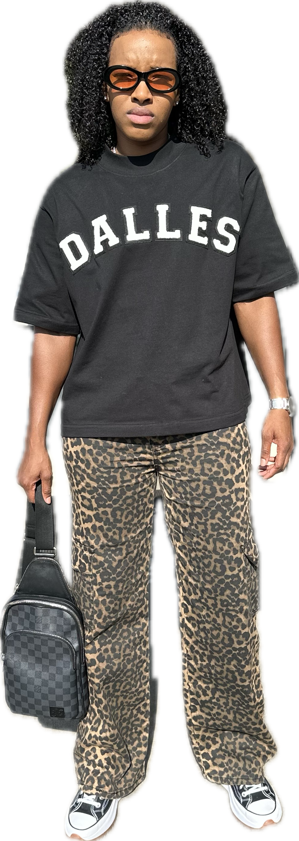 DALLES Signature Stitch Shirt - BLACK