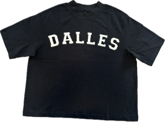 DALLES Signature Stitch Shirt - BLACK