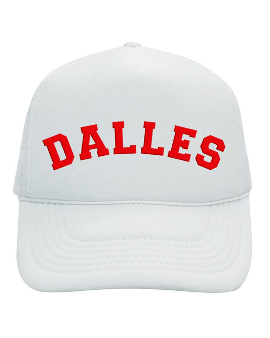 White and Red Trucker Hat